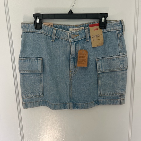 Levi's Dresses & Skirts - Levi's '94 Cargo Mini Skirt - Light Blue Denim
